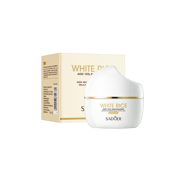 Crema Facial Hidratante con Niacinamida y Arroz